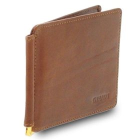    Ultratenká kožená peňaženka Giudi s klipom na peniaze, držiakom na bankovú kartu