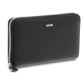  Čierna kožená peňaženka Giudi, dámska