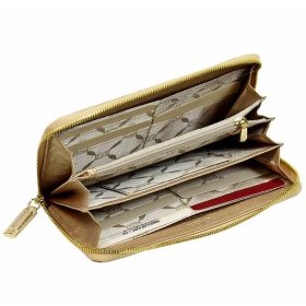  Zlatá kožená peňaženka Giudi