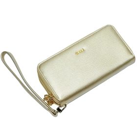  Dvojitá zlatá kožená peňaženka Giudi