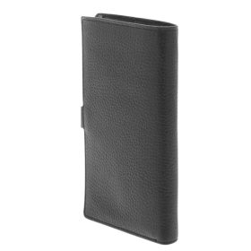    Čierna pánska kožená peňaženka Giudi, aktovka 13 × 10,5 cm