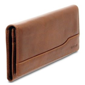    Dámska peňaženka Giudi veľká koňaková koža 19 × 10 cm