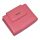  Dámska ružová kožená peňaženka Giudi cross strap