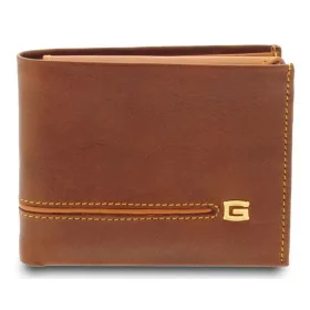    Hnedá pánska kožená peňaženka Giudi Newcastle 11 x 9 cm