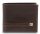  Giudi Newcastle mahagónová pánska kožená peňaženka 11 x 9 cm