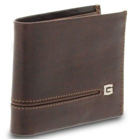    Giudi Newcastle mahagónová pánska kožená peňaženka 11 x 9 cm