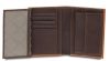  Giudi kombinovaná koňak-tmavohnedá elegantná pánska kožená peňaženka 12,8 x 10 cm