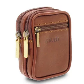 Malá kabelka na opasok Giudi z pravej kože 11 x 8,5 cm