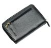  Dámska kožená peňaženka Giudi clip-on grafitovo sivej farby