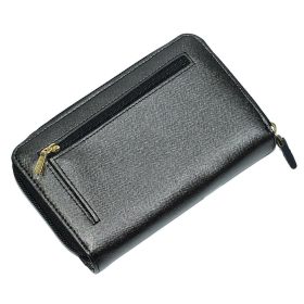    Dámska kožená peňaženka Giudi clip-on grafitovo sivej farby