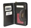  Dámska kožená peňaženka Giudi clip-on grafitovo sivej farby