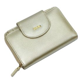  Giudi zlatá dámska kožená peňaženka so zapínaním
