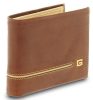  Giudi Newcastle hnedo-nugátová pánska kožená peňaženka 12,2 x 9,5 cm