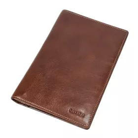  Hnedá kožená aktovka Giudi