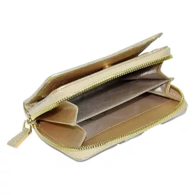  Malá zlatá kožená peňaženka Giudi