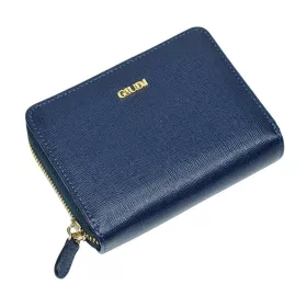  Malá, tmavomodrá kožená peňaženka Giudi