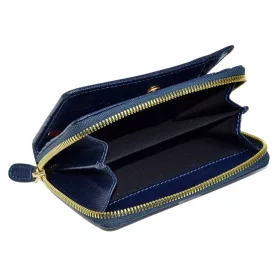  Malá, tmavomodrá kožená peňaženka Giudi