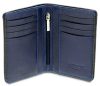  Čierno-modrá kožená peňaženka Giudi Halifax 12,6 x 9,5 cm