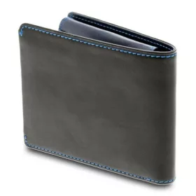    Čierno-modrá kožená peňaženka Giudi Halifax 12 x 9,5 cm