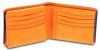  Kožená peňaženka Giudi Halifax tmavohnedo-oranžová 12 x 9,5 cm