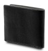  Giudi čierno-sivé pánske kožené puzdro na karty, peňaženka 11 x 8,5 cm