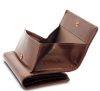  Hnedá kožená peňaženka Giudi so širokým remienkom