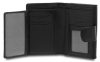  Čierna kožená peňaženka Giudi s komplexným remienkom