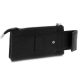  Čierna kožená peňaženka Giudi s možnosťou pripevnenia na opasok, držiak na mobil 19 x 10,5 cm