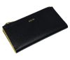  Čierna dámska kožená peňaženka Giudi, aktovka 19 × 9,5 cm