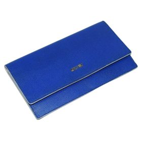    Dámska kožená peňaženka Giudi modro-šedá, aktovka 19 × 10,5 cm