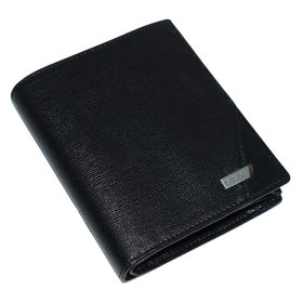    Čierna pánska kožená peňaženka Giudi, aktovka 13 × 10,5 cm