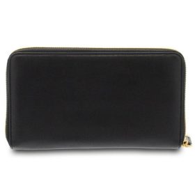    Čierna dámska kožená peňaženka s kvetinovým vzorom Giudi