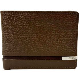    Giudi Mendes tmavohnedá pánska kožená peňaženka 11,5 x 9 cm