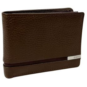    Giudi Mendes tmavohnedá pánska kožená peňaženka 11,5 x 9 cm