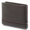  Giudi Mendes tmavohnedá pánska kožená peňaženka 11,5 x 9 cm