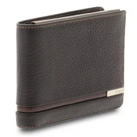    Giudi Mendes tmavohnedá pánska kožená peňaženka 11,5 x 8,8 cm