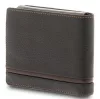  Giudi Mendes tmavohnedá pánska kožená peňaženka 11,5 x 8,8 cm