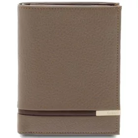    Čierna pánska stojaca kožená peňaženka Giudi Mendes 12,7 x 10 cm