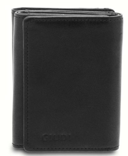  Čierna kožená peňaženka Giudi