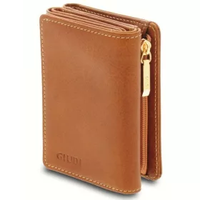  Kožená peňaženka Giudi koňakovej farby