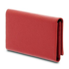    Giudi veľká červená dámska kožená peňaženka, aktovka 20 x 11,5 cm