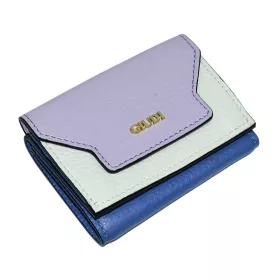    Giudi tricolor horizontálna kožená peňaženka 10 × 7,5 cm