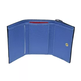    Giudi tricolor horizontálna kožená peňaženka 10 × 7,5 cm