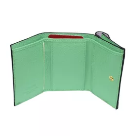    Giudi tricolor horizontálna kožená peňaženka 10 × 7,5 cm