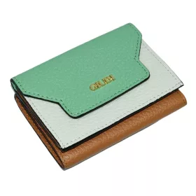    Giudi tricolor horizontálna kožená peňaženka 10 × 7,5 cm
