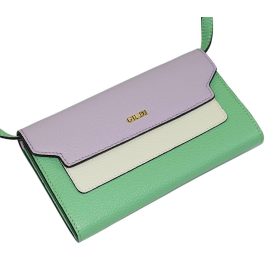    Giudi tricolor horizontálna kožená peňaženka, taška 19 × 11,5 cm