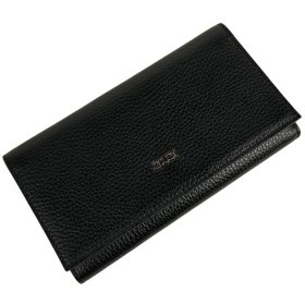    Giudi veľká čierna dámska kožená peňaženka, aktovka 20 x 11,5 cm