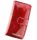  Dámska kožená peňaženka Gregorio, červená 16,5 × 9,5 cm