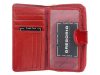  Dámska kožená peňaženka Gregorio, červená 16,5 × 9,5 cm