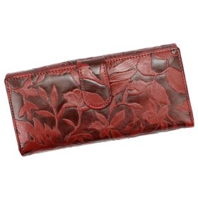    Dámska peňaženka Gregorio veľká vzorovaná tyrkysová 19,5 × 10 cm